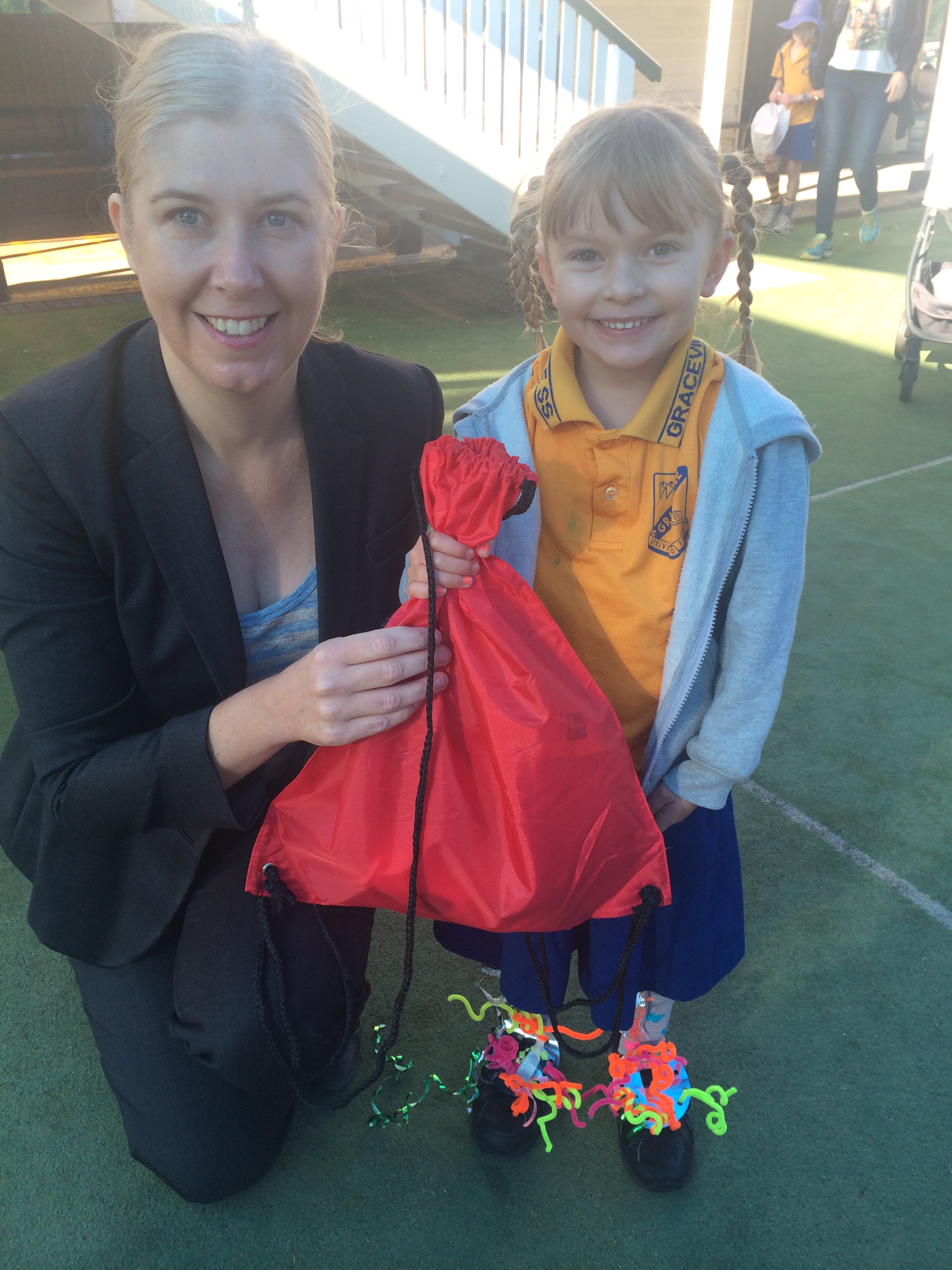 Graceville State School 'Crazy Socks & Shoes' National Walk to School Day