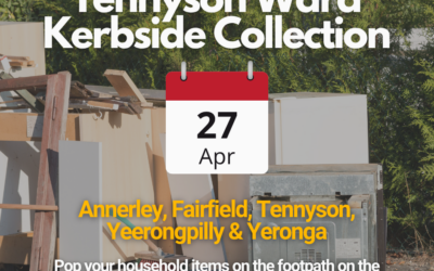 Upcoming kerbside collection for Annerley, Fairfield, Tennyson, Yeerongpilly and Yeronga